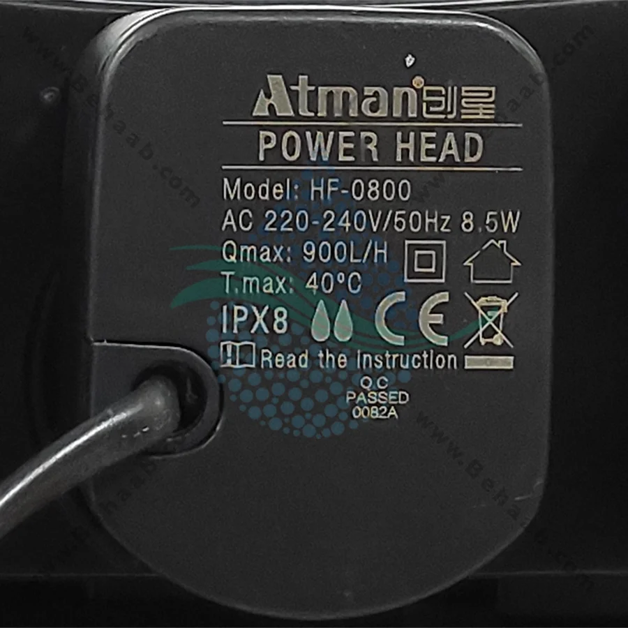 فیلتر هنگان آتمن مدل HF-0800 - Aquarium Atman Hang-on Filter HF-0800