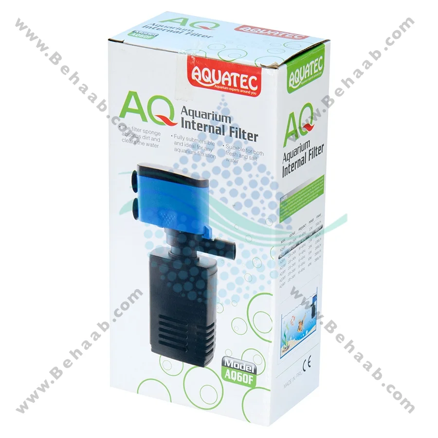 فیلتر داخلی آکواریوم آکواتک AQ60F - Aquarium Internal Filter Aquatec AQ60F