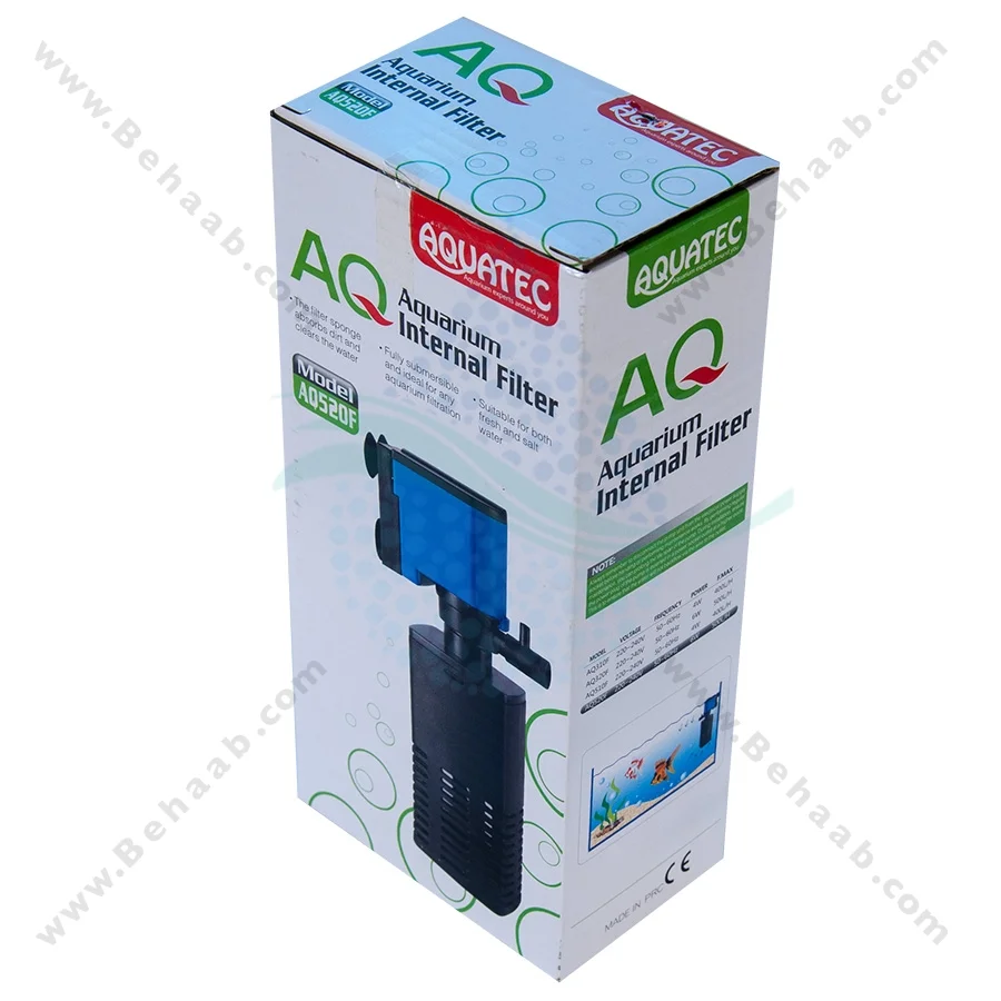 فیلتر داخلی آکواریوم آکواتک AQ520F - Aquarium Internal Filter Aquatec AQ520F