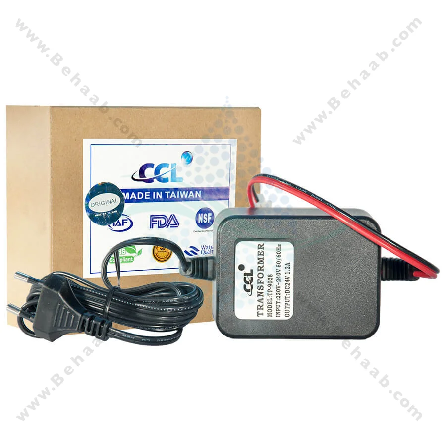 آداپتور تصفیه آب 24 ولت سی سی ال TP-9028 - RO Water Purifier Adaptor Power Supply 24 V 1.2 A CCL TP-9028