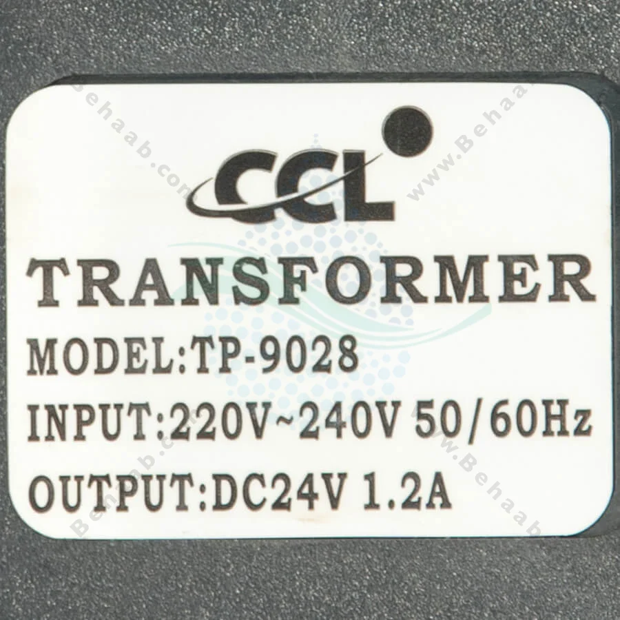 آداپتور تصفیه آب 24 ولت سی سی ال TP-9028 - RO Water Purifier Adaptor Power Supply 24 V 1.2 A CCL TP-9028