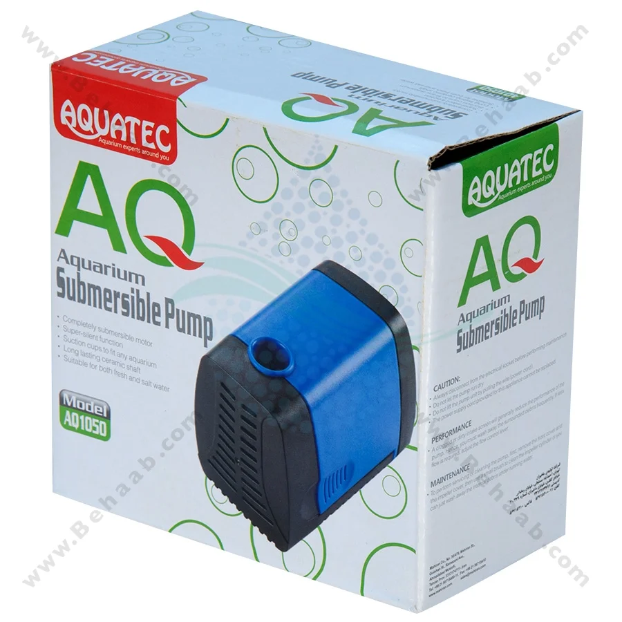 واتر پمپ آکواریوم آکواتک مدل AQ1050 - Submersible Aquarium Pumps Aquatec AQ1050