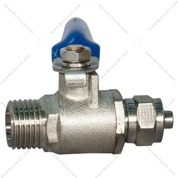 شیر ورودی دستگاه تصفیه آب 1/4 به 1/4 - Water Purifier Inlet Ball Valve