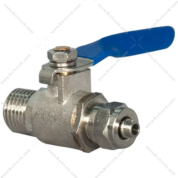 شیر ورودی دستگاه تصفیه آب 1/4 به 1/4 - Water Purifier Inlet Ball Valve