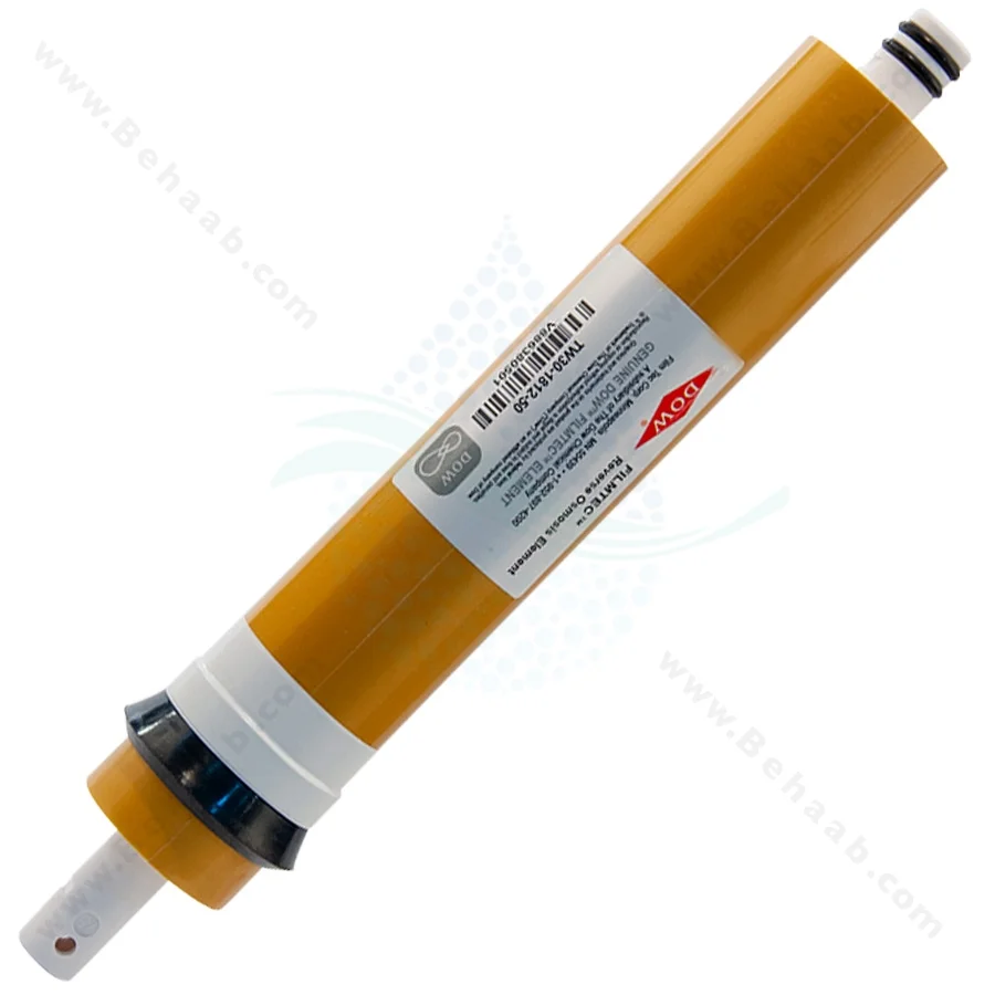 فیلتر ممبران فیلمتک 50 گالن چین - Dow Filmtec TW30-1812-50 Reverse Osmosis Membrane