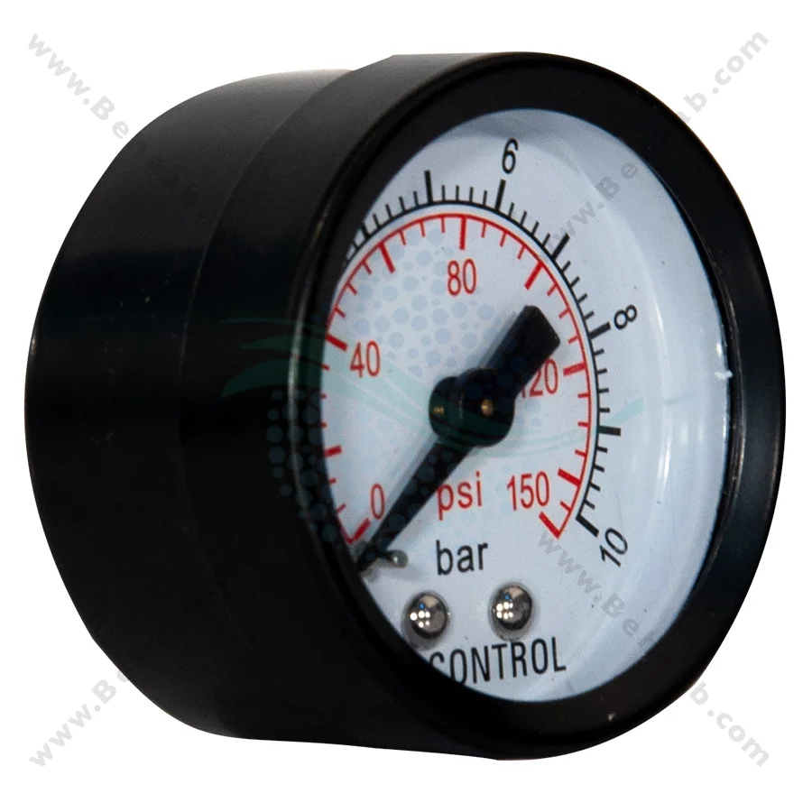 گیج فشار تصفیه آب مدل WPG-02 - Water Pressure Gauge for Reverse Osmosis Filtration Systems  Model WPG-02