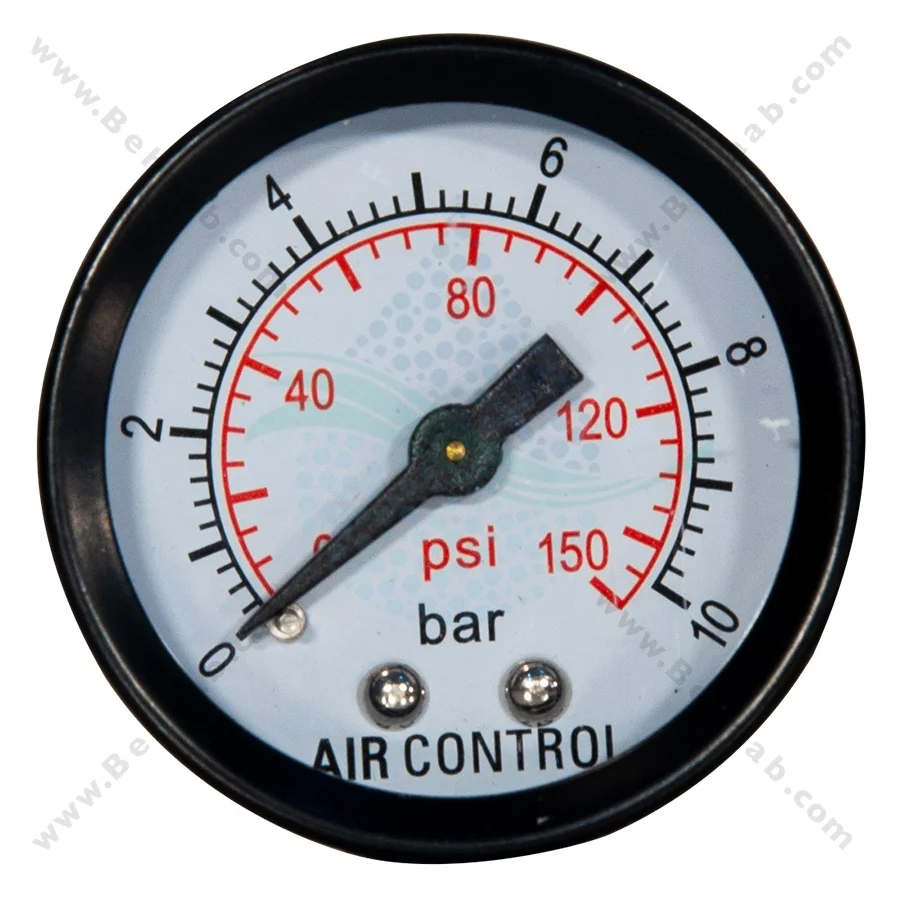 گیج فشار تصفیه آب مدل WPG-02 - Water Pressure Gauge for Reverse Osmosis Filtration Systems  Model WPG-02