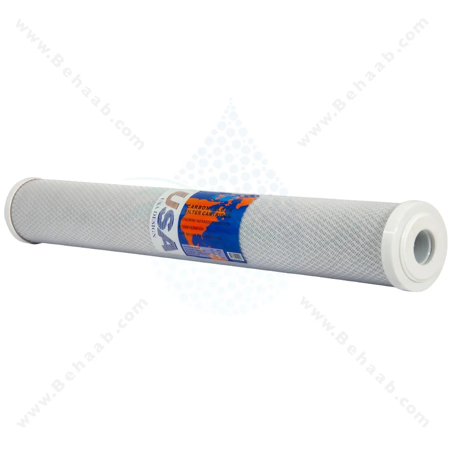 فیلتر کربن بلاک 20 اینچ اسلیم فلاکستک اورجینال - 20Inch Carbon Block Water Filter Cartridge Fluxtek