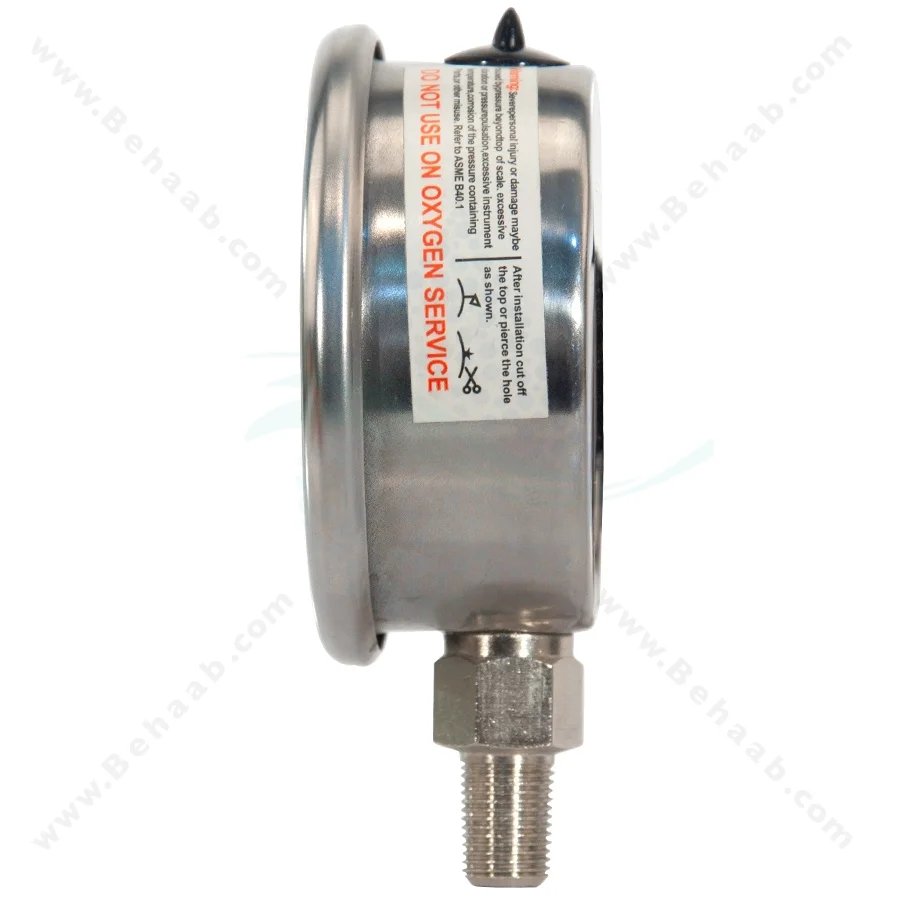 گیج فشار تصفیه آب مدل WPG-03 - Water Pressure Gauge for Reverse Osmosis Filtration Systems Model WPG-03