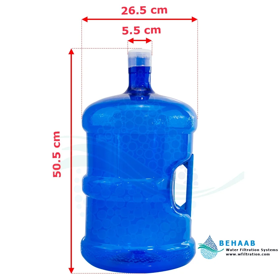 مخزن آبسردکن 20 لیتری دسته دار با درپوش - 20 Liter Water Dispenser Bottle With Handle and CAP