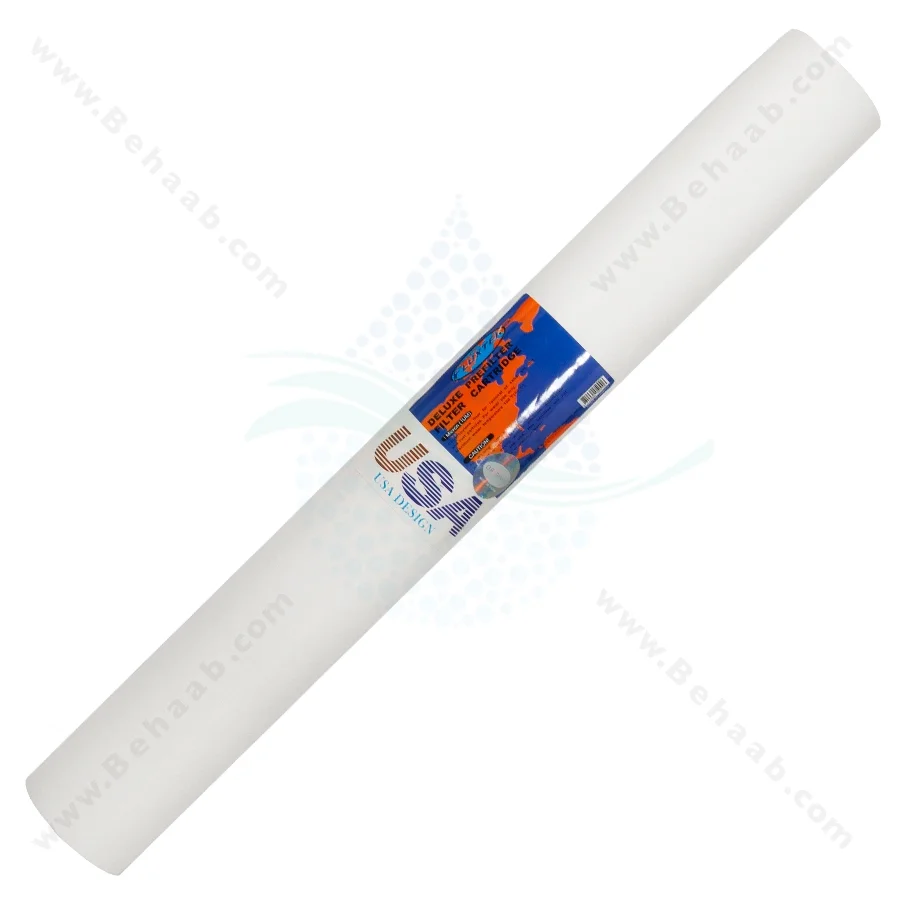 فیلتر الیافی 20 اینچ اسلیم فلاکستک 1 میکرون - 20Inch Slim 1 Micron Sediment Water Filter Replacement Cartridge Fluxtek