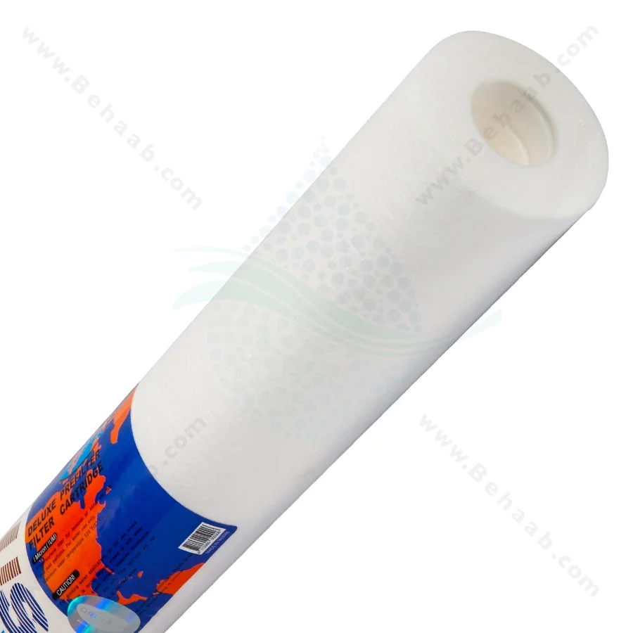فیلتر الیافی 20 اینچ اسلیم فلاکستک 1 میکرون - 20Inch Slim 1 Micron Sediment Water Filter Replacement Cartridge Fluxtek