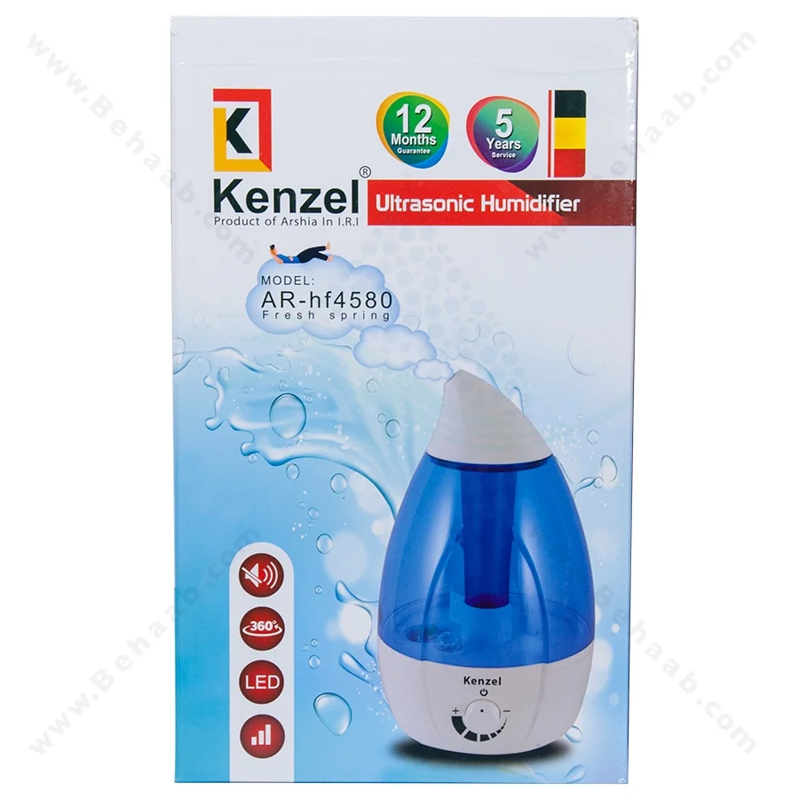 بخور سرد اولتراسونیک کنزل مدل AR-hf 4580 - Ultrasonic Humidifier Kenzel Model AR-hf 4580
