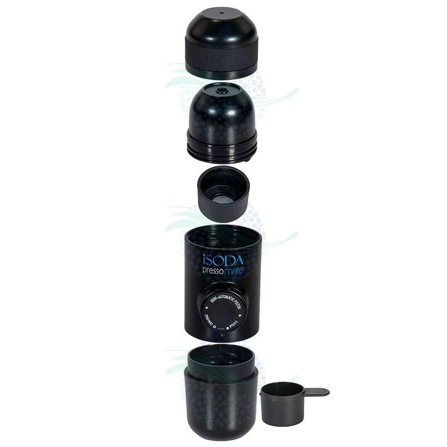 اسپرسو ساز مسافرتی آی سودا مدل PressoMate - iSODA PressoMate Mini Espresso Machine