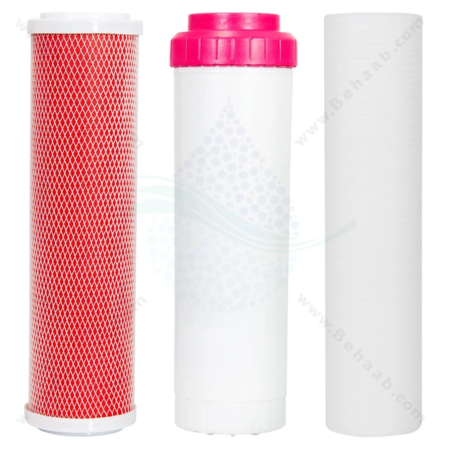 پک فیلتر تصفیه آب توس - Toos Water Filters Set PP Sediment-GAC-CTO