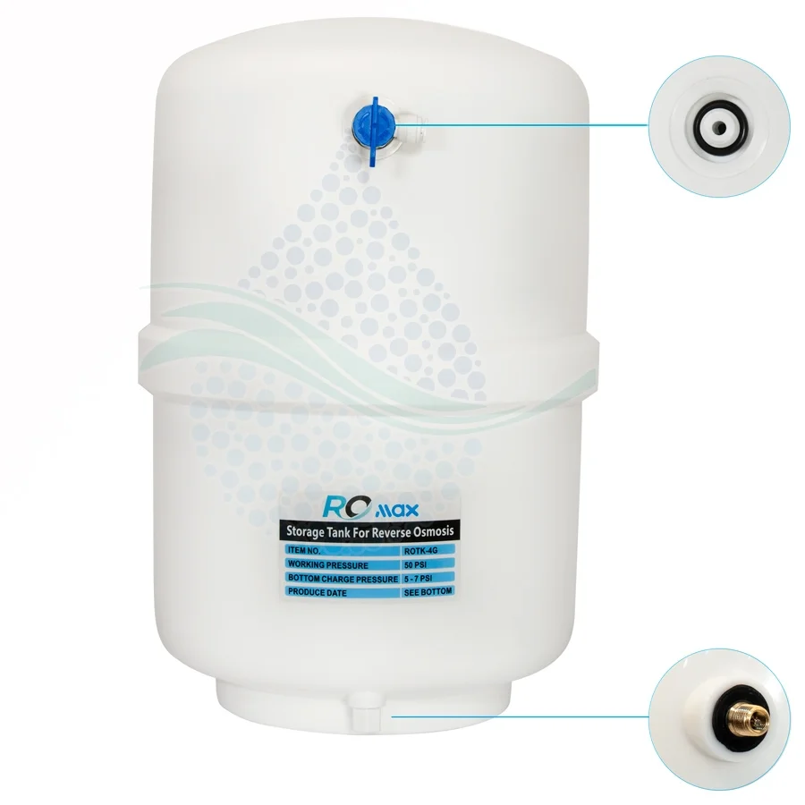 مخزن تصفیه آب 4 گالن رومکس ROMAX - Reverse Osmosis Water Storage Tank 4 Gallon ROMAX