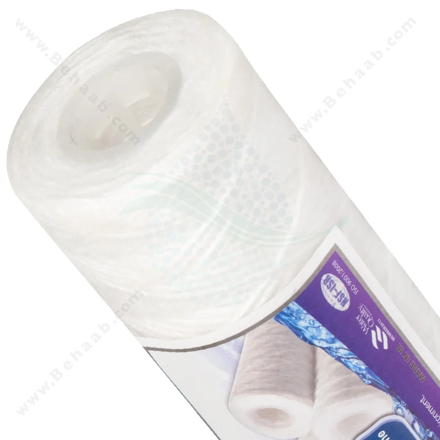 فیلتر نخی تصفیه آب سی سی کا - 5Micrometre String Wound Sediment Water Filter Cartridge CCK