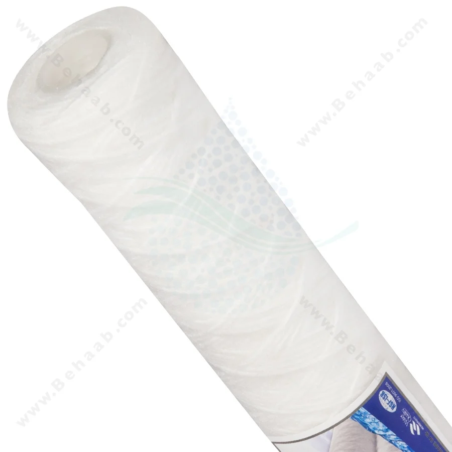 فیلتر نخ تابیده 20 اینچ اسلیم سی سی کا 5 میکرون - 20 Inch 5 Micron Slim String Wound Water Filter CCK