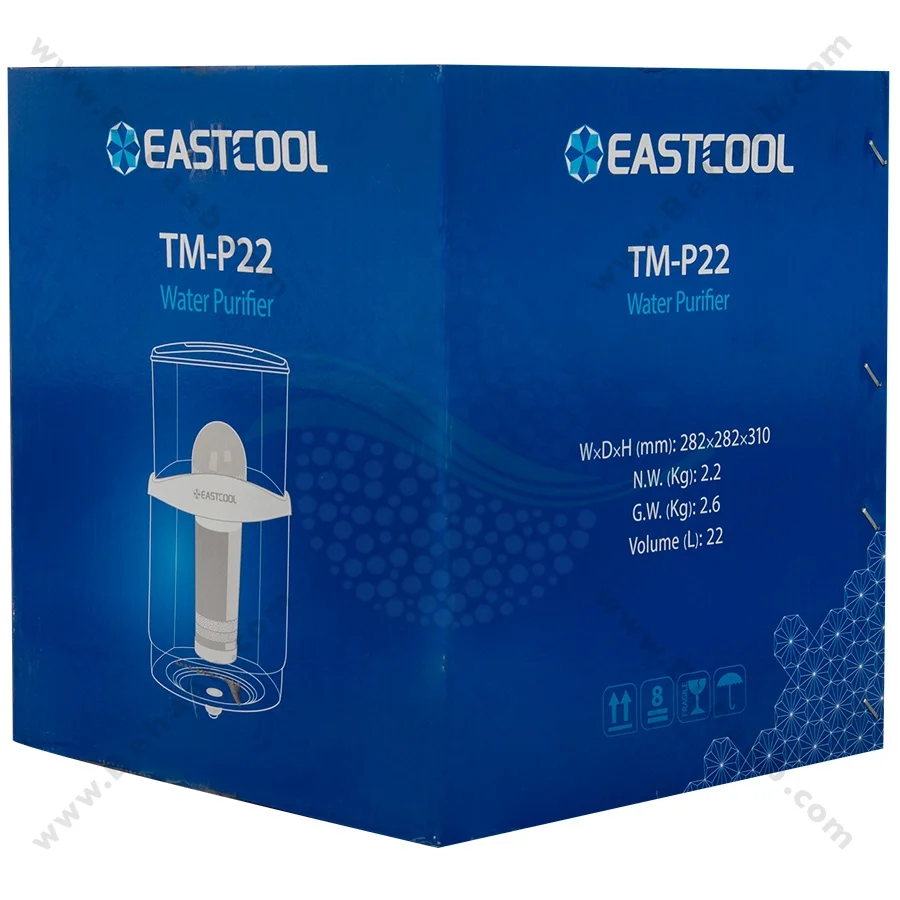 مخزن آبسردکن تصفیه دار ایستکول TM-P22 - EASTCOOL TM-P22 Water Filtration System for Top-Load Water Dispensers