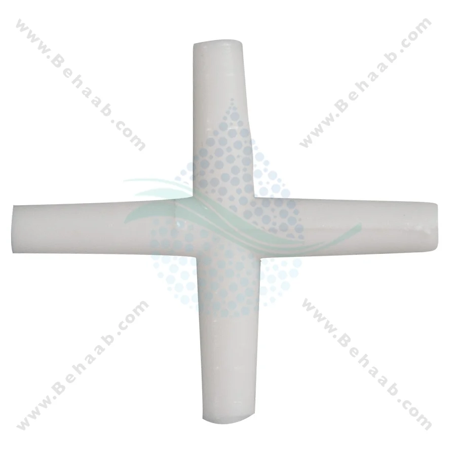 اتصال چهار راهی شلنگ هوا آکواریوم - 4way Connector Aquarium Air Tube Fitting