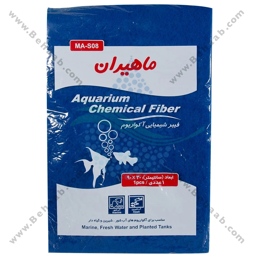 ابر بیولوژیکی و فیبر شیمیایی آکواریوم MA-S08 - Aquarium Bio-chemical Cotton Fiber Filter Sponge MA-S08