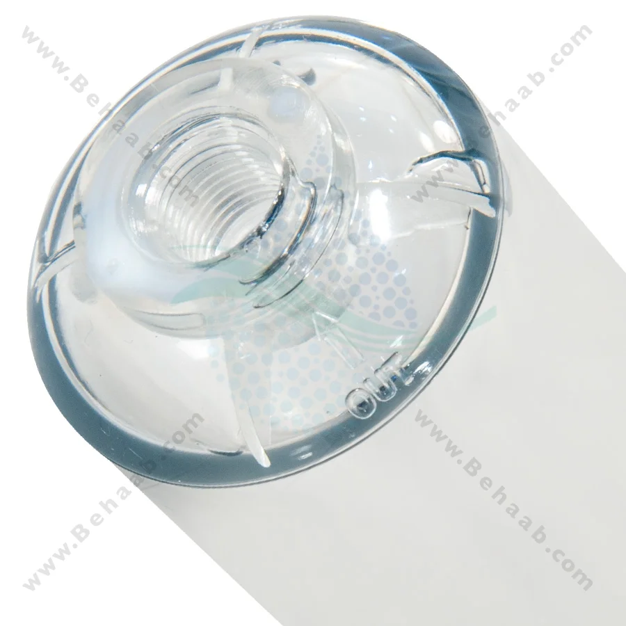 کارتریج اینلاین فیلتر تصفیه آب - 10 inch Clear Refillable Filter In-Line Housing