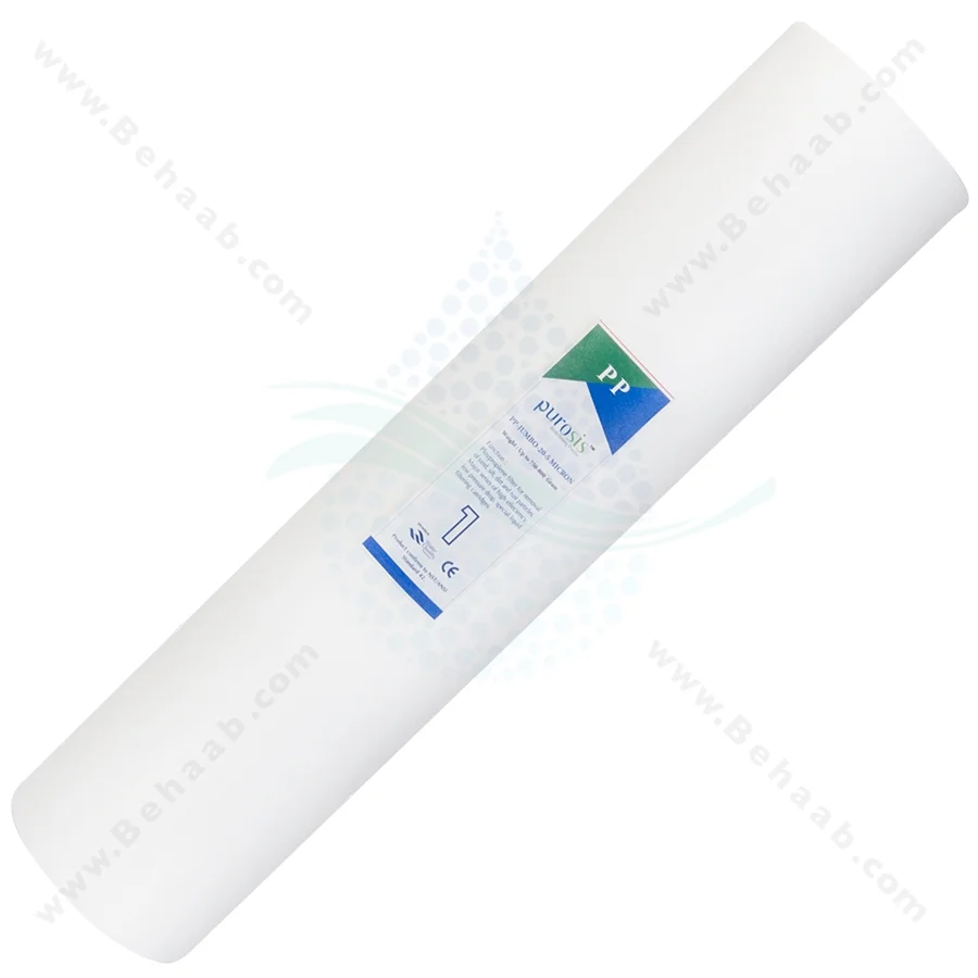فیلتر الیافی 20 اینچ جامبو 5 میکرون purosis - 20Inch Jumbo PP Sediment Water Filter Cartridge Purosis