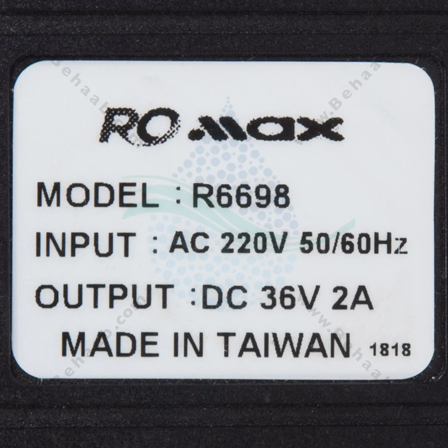 آداپتور تصفیه آب 36 ولت Romax مدل R6698 - ROMAX RO Water Purifier Adaptor Power Supply 36V 2A R6698