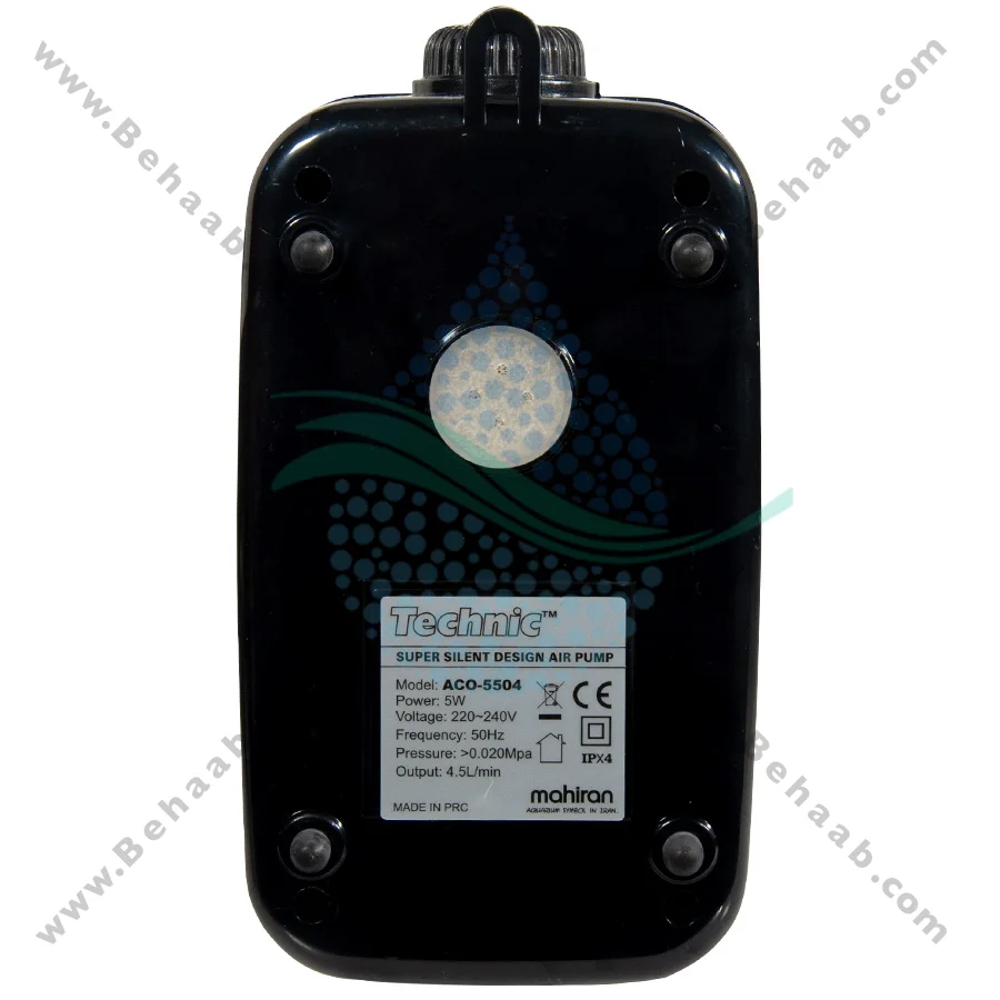 پمپ هوا آکواریوم تکنیک مدل ACO-5504 - Aquarium Air Pumps Technic Model ACO-5504