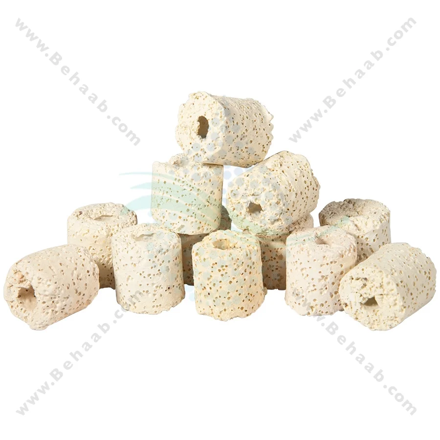 سرامیک آکواریوم MS-2 حجم 1 لیتر - MS-2 Bio Ceramic Rings Aquarium Filter Media