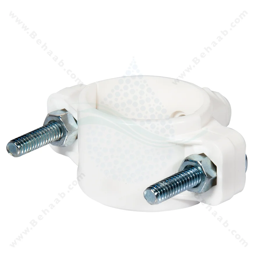 بست فاضلاب تصفیه آب فیتینگی - Drain Saddle Valve with 1/4" Quick Connect for Reverse Osmosis Systems