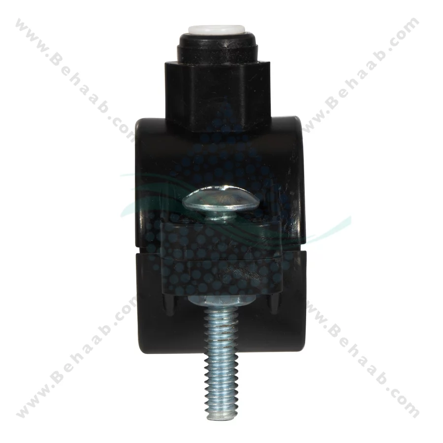 بست فاضلاب تصفیه آب مدل اتصال فیتینگی - Drain Saddle Valve with 1/4" Quick Connect for Reverse Osmosis Systems