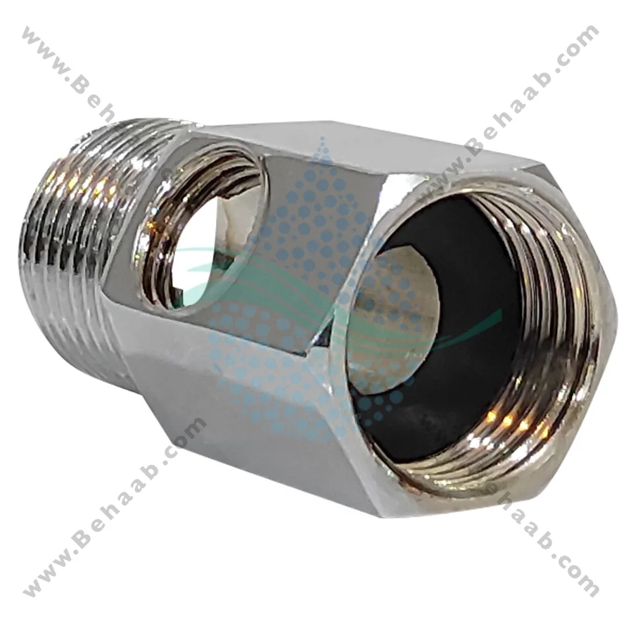 سه راه ورودی استیل تصفیه آب 1/2 پایه کوتاه - Steel Inlet Valve Connector Ro Water Filter Purifier