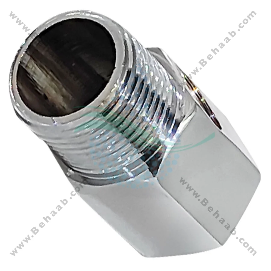 سه راه ورودی استیل تصفیه آب 1/2 پایه کوتاه - Steel Inlet Valve Connector Ro Water Filter Purifier