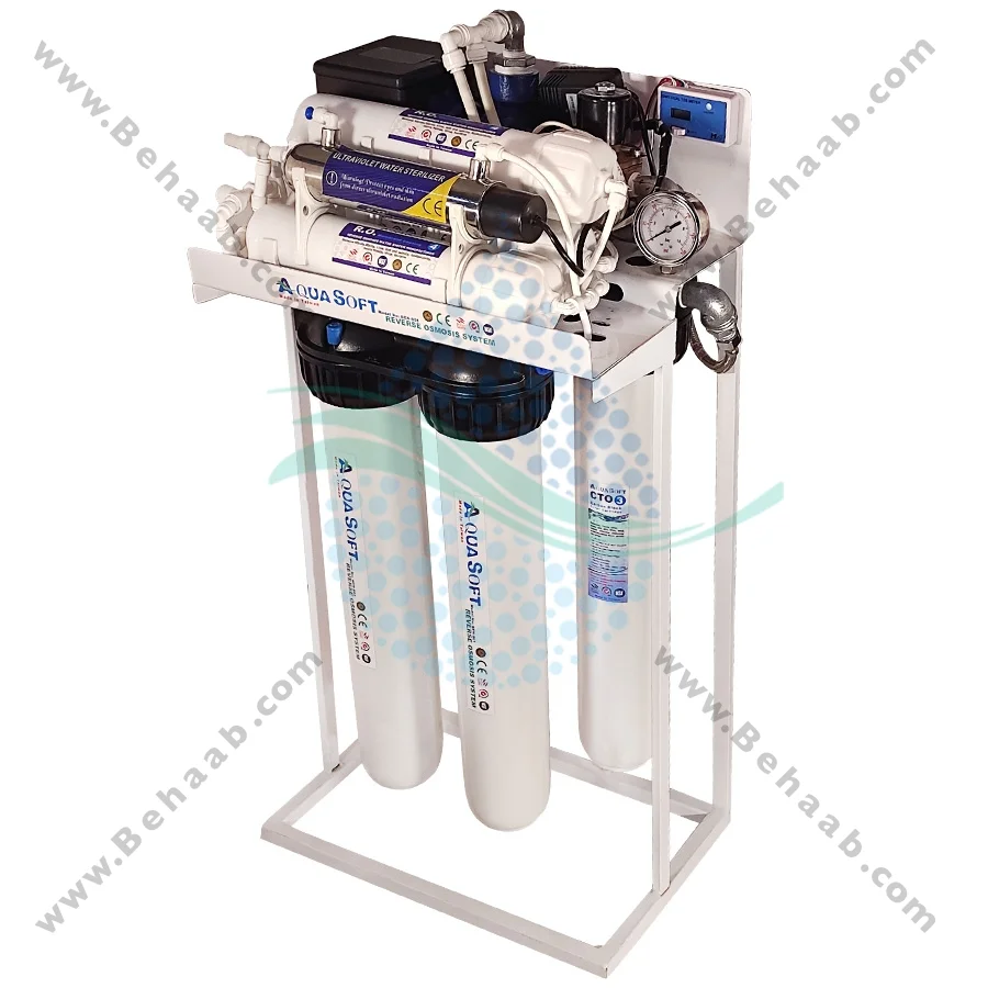 دستگاه تصفیه آب آزمایشگاهی و بیمارستانی - Double RO and Deionizer 100 Gallons System