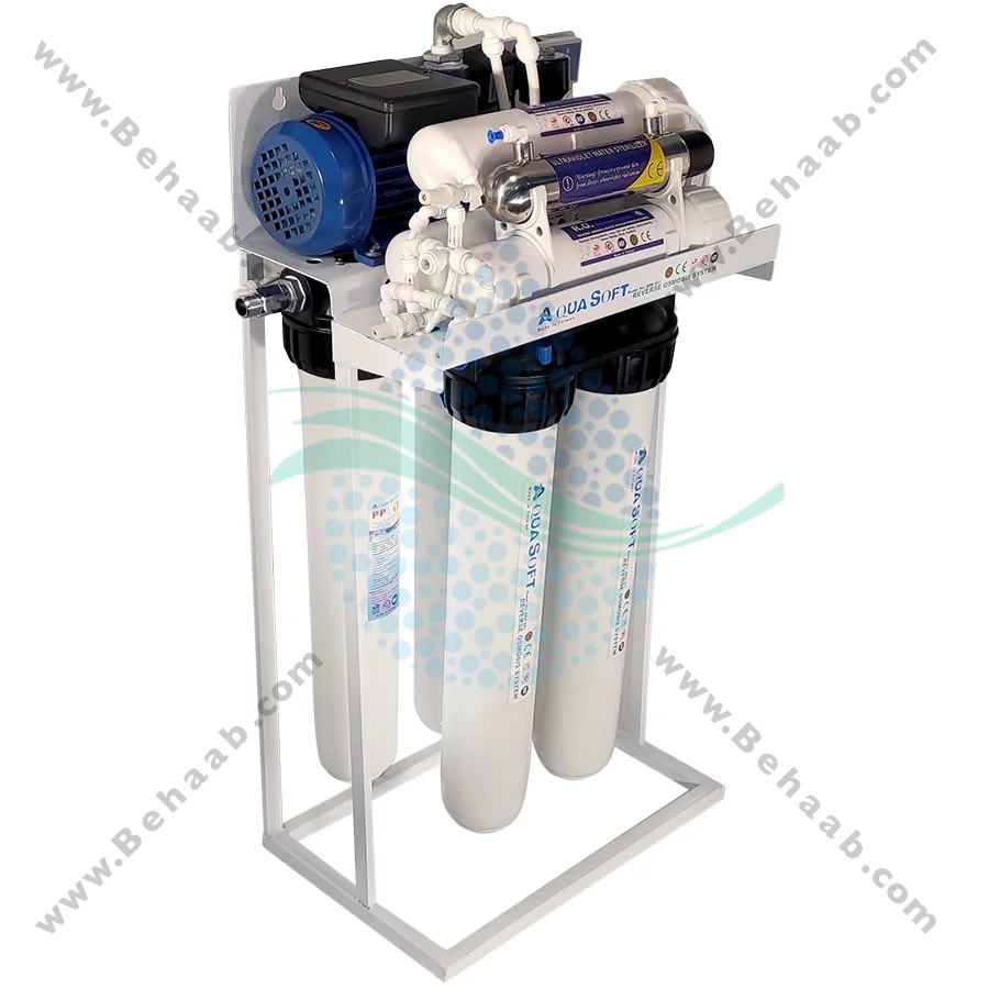 دستگاه تصفیه آب آزمایشگاهی و بیمارستانی - Double RO and Deionizer 100 Gallons System