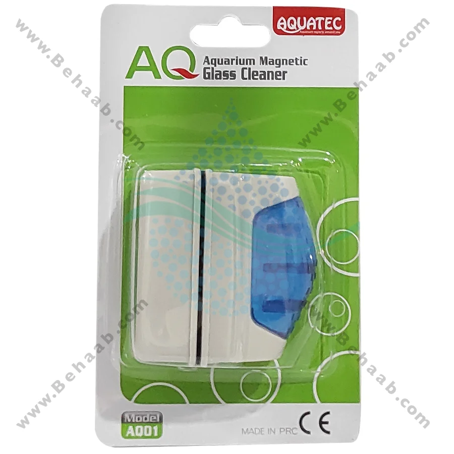 شیشه پاک کن مغناطیسی آکواتک AQ01 - AQUATEC Aquarium Magnetic Glass Cleaner AQ01