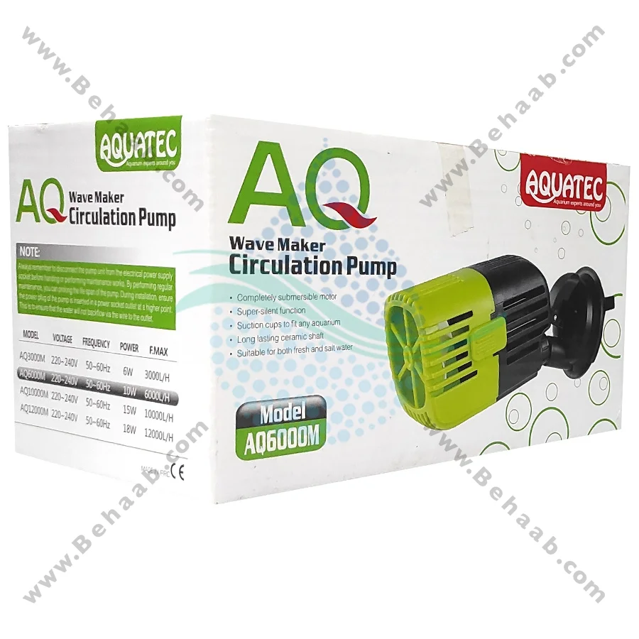 موج ساز آکواریوم آکواتک AQ6000M - Aquarium Wavemaker Circulation Pump AQUATEC AQ6000M
