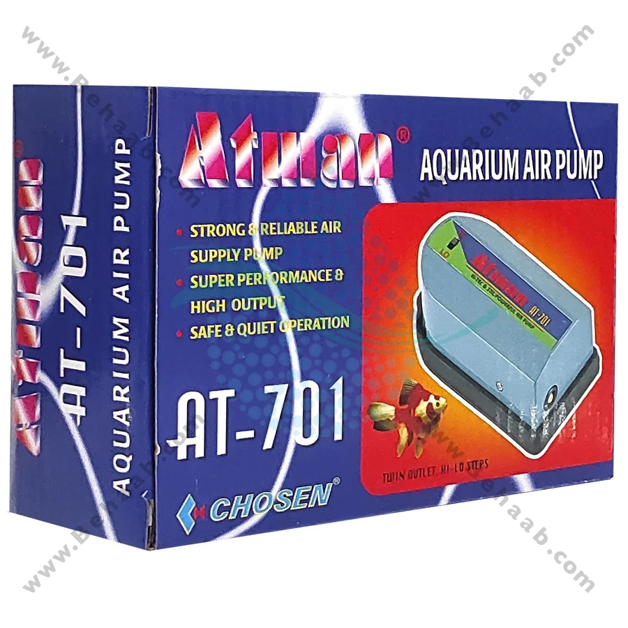 پمپ هوا آکواریوم آتمن مدل AT-701 - Aquarium Air Pumps Atman AT-701