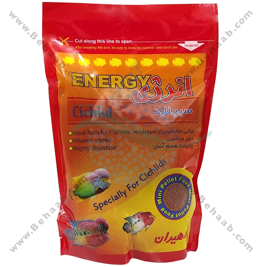 غذای ماهی انرژی سیچلاید 300 گرمی - Fish Food Energy Cichlid 300g
