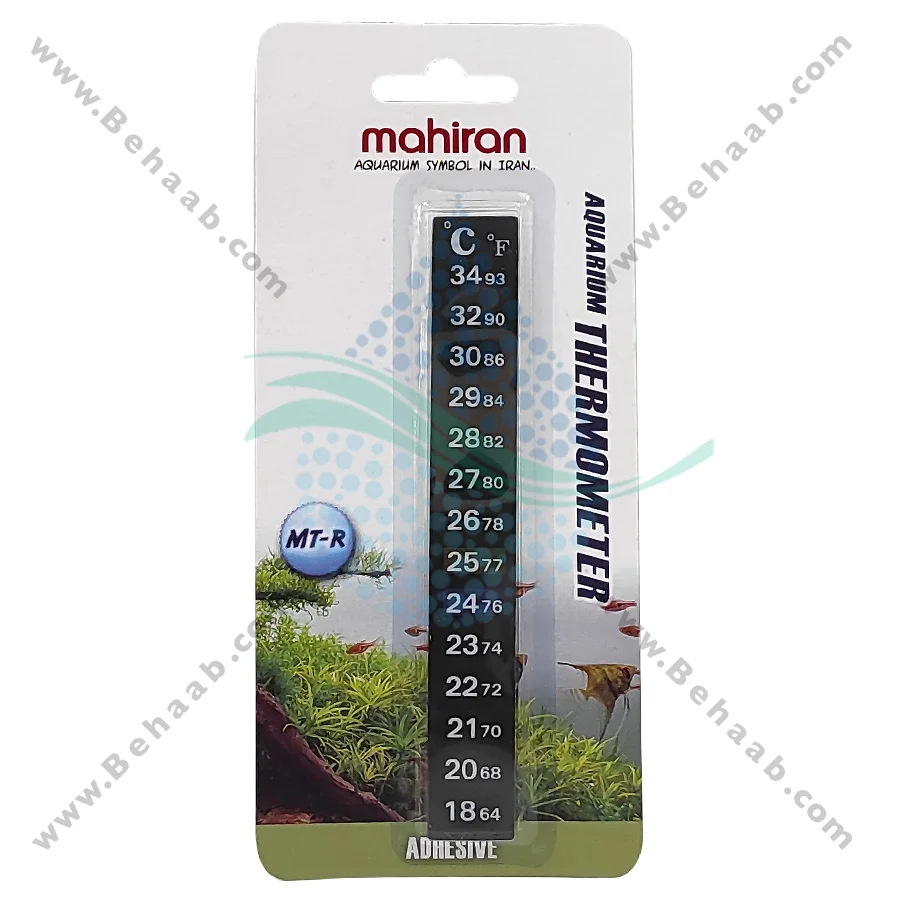 دماسنج نواری آکواریوم ماهیران مدل MT-R - Strip Thermometer Aquarium MT-R