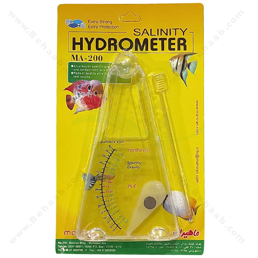شوری سنج عقربه ای ماهیران مدل MA-200 - SALINITY HYDROMETER MA-200