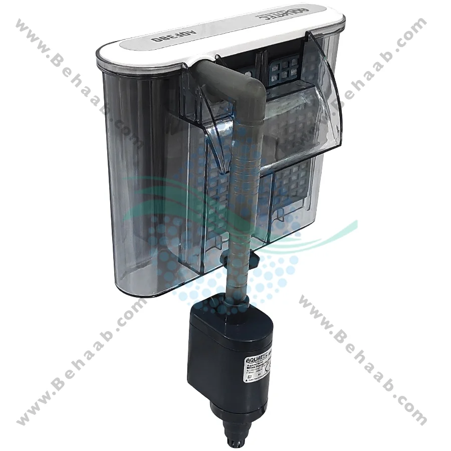فیلتر هنگان آکواتک مدل AQF380 - AQUATEC Aquarium slim Hanging Filter AQF380