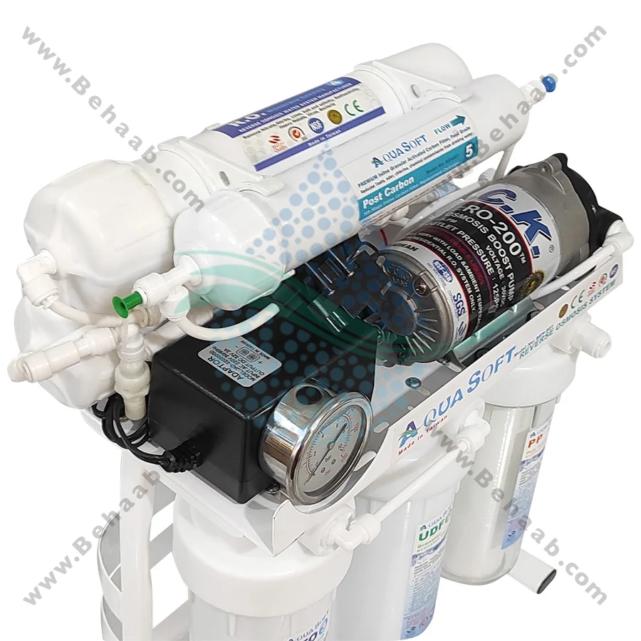 تصفیه آب نیمه صنعتی 150 گالن آکوا سافت CWF_1501 - Aqua Soft 150 GPD Commercial Reverse Osmosis Water Filtration System CWF_1501