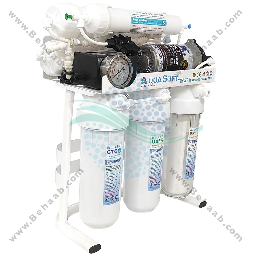 تصفیه آب نیمه صنعتی 150 گالن آکوا سافت CWF_1501 - Aqua Soft 150 GPD Commercial Reverse Osmosis Water Filtration System CWF_1501
