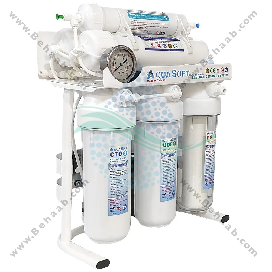 تصفیه آب نیمه صنعتی 200 گالن آکوا سافت CWF-2001 - Aqua Soft 200 GPD Commercial Reverse Osmosis Water Filtration System CWF_2001