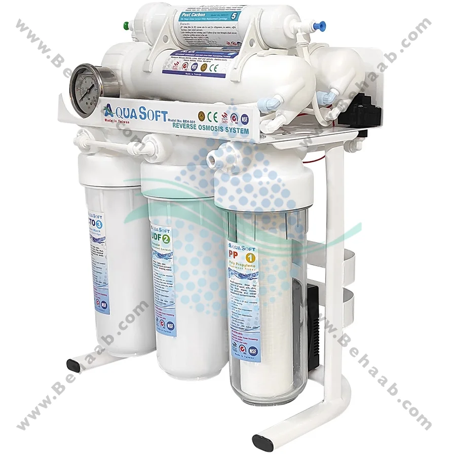 تصفیه آب نیمه صنعتی 200 گالن آکوا سافت CWF-2001 - Aqua Soft 200 GPD Commercial Reverse Osmosis Water Filtration System CWF_2001