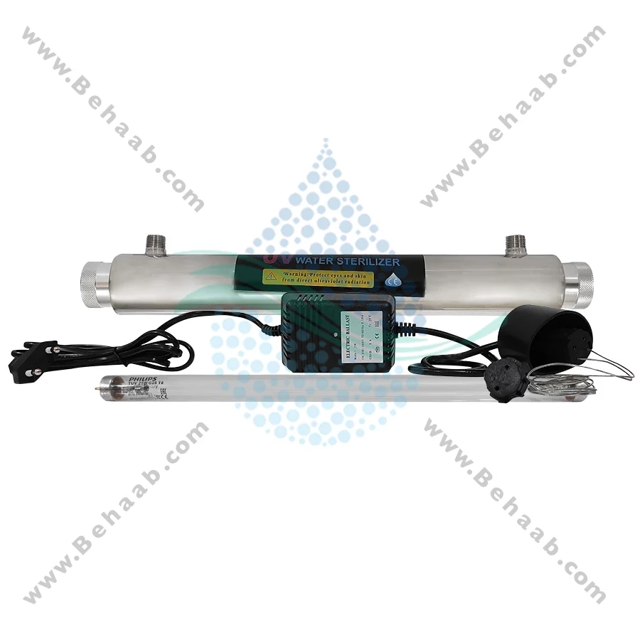 فیلتر یو وی تصفیه آب 6 گالن - 6GPM UV Water Purifier 25W