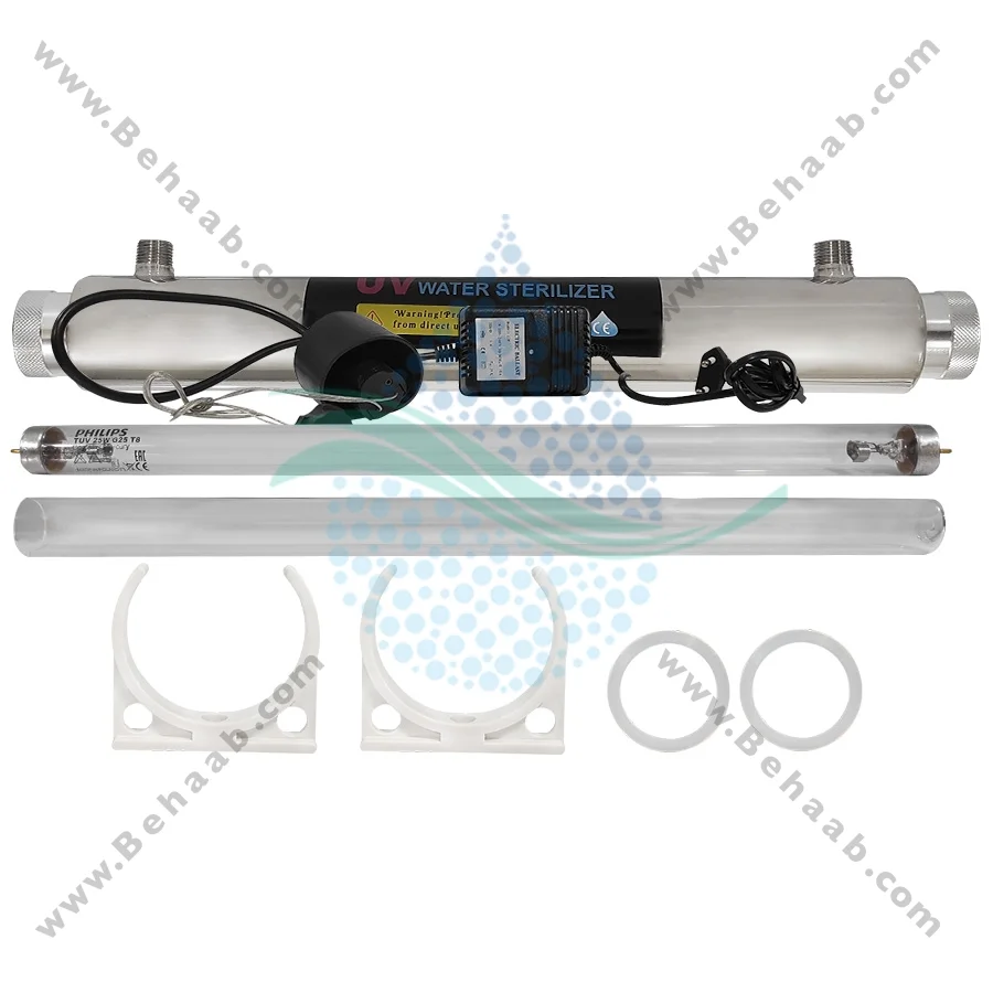 فیلتر یو وی تصفیه آب 6 گالن - 6GPM UV Water Purifier 25W