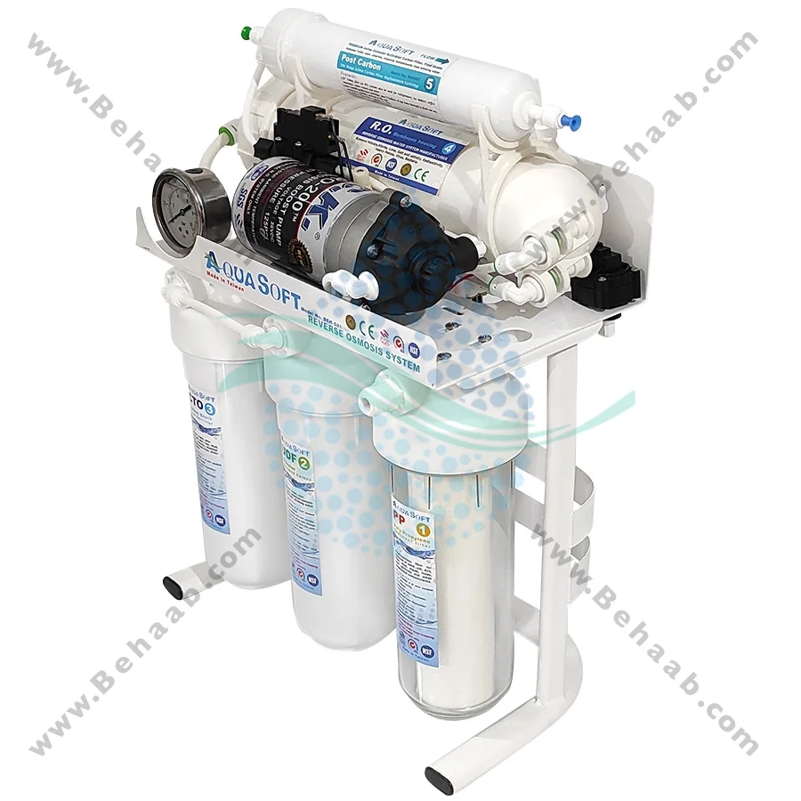 تصفیه آب نیمه صنعتی 400 گالن آکوا سافت CWF_4003 - Aqua Soft 400 GPD Commercial Reverse Osmosis Water Filtration System CWF_4003